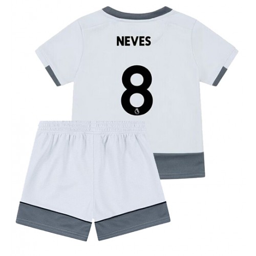 Fotbalové Dres Wolves Ruben Neves #8 Dětské Alternativní 2022-23 Krátký Rukáv (+ trenýrky)